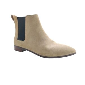 J. Crew Tan Suede Chelsea Boots 8.5